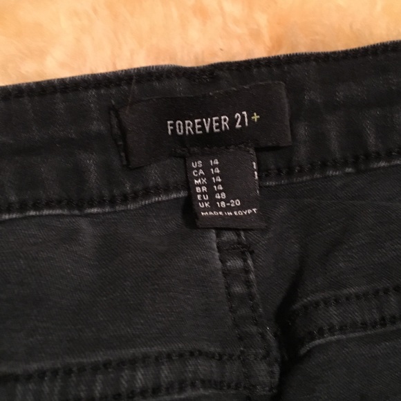 High waisted skinny jeans with knee cutouts - Picture 3 of 3